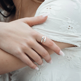 Adjustable Hug Ring – Minimalist Stackable Love Band